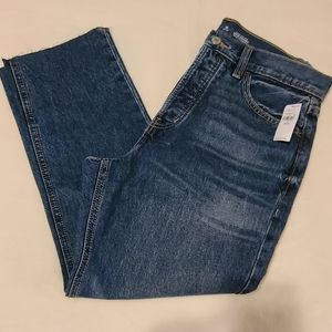 Old Navy button fly extra high rise jeans size 10 petite